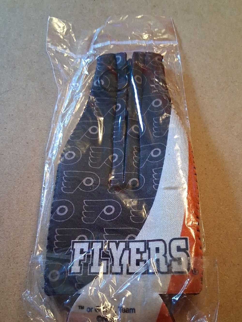 Philadelphia Flyers Logo Koozie - Black, Orange, White - Picture 2 of 6